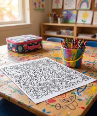 Floral Coloring Book | Adult Coloring Pages | Stress Relief Art | Printable PDF Download | Relaxation Gift Idea