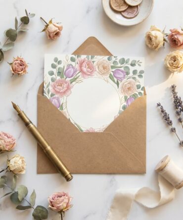 Mother's Day Card Printable | Happy Mother's Day Digital Download | Blush Pink Floral Watercolor Gift | Elegant Peony Rose Tulip Design